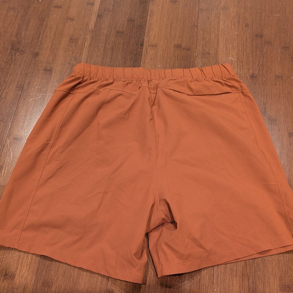 Outdoor Voices Rust Orange Athletic Shorts - Picture 4 of 5